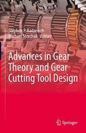 book Advances in Gear Theory and Gear Cutting Tool Design