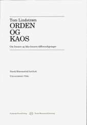 book Orden og kaos : om lineære og ikke-lineære differensligninger