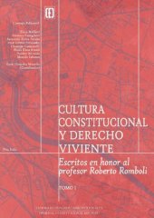 book Cultura constitucional y derecho viviente. Escritos en honor al profesor Roberto Romboli