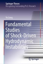 book Fundamental Studies of Shock-Driven Hydrodynamic Instabilities