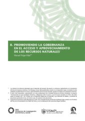 book Promoviendo la gobernanza en el acceso y aprovechamiento de los recursos naturales