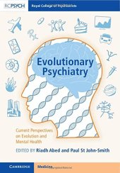 book Evolutionary Psychiatry: Current Perspectives on Evolution and Mental Health