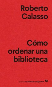 book Cómo ordenar una biblioteca