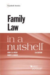 book Family Law in a Nutshell