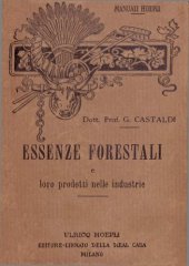 book Essenze forestali e loro prodotti nelle industrie