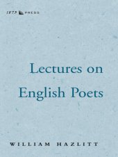 book Lectures on English Poets