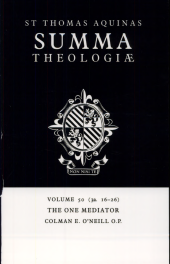 book Summa Theologiae: Volume 50, The One Mediator: 3a. 16-26