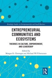 book Entrepreneurial Communities and Ecosystems