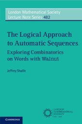 book The Logical Approach to Automatic Sequences