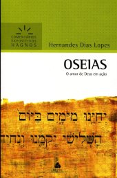 book Oseias - Comentários Expositivos Hagnos: O amor de Deus em ação
