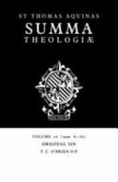 book Summa Theologiae: Volume 26, Original Sin: 1a2ae. 81-85