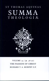 book Summa Theologiae: Volume 54, The Passion of Christ: 3a. 46-52