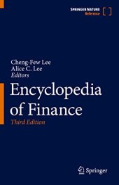 book Encyclopedia of Finance