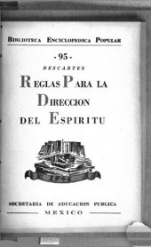 book Reglas para la dirección del espíritu