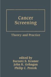 book Cancer Screening: Theory and Practice