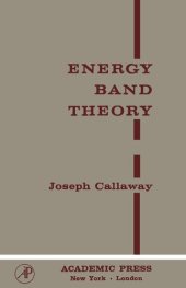 book Energy Band Theory