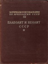 book Палеолит и неолит СССР. Том III