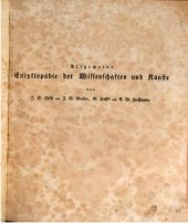 book Allgemeine Encyclopädie der Wissenschaften und Künste in alphabetischer Folge / Zweite Section : Heinrich (Minnesänger) bis Hequaesi