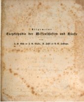 book Allgemeine Encyclopädie der Wissenschaften und Künste in alphabetischer Folge / Zweite Section : Harrich bis Hebung