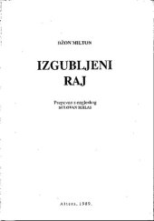 book Izgubljeni raj