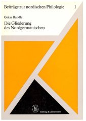 book Die Gliederung des Nordgermanischen