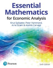 book Essential Mathematics for Economic Analysis