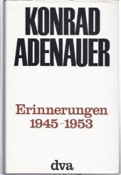 book Erinnerungen 1945-1953.