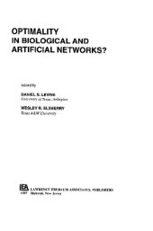 book Optimality in Biological and Artificial Networks?