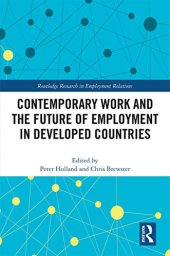 book Contemporary Work and the Future of Employment in Developed Countries