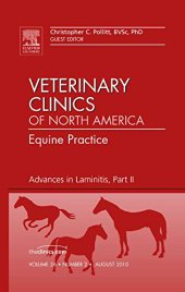 book Advances in Laminitis, Part II, An Issue of Veterinary Clinics: Equine Practice (Volume 26-2) (The Clinics: Veterinary Medicine, Volume 26-2)