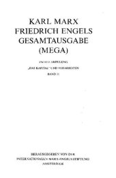 book MEGA² II.11 - Karl Marx - Manuskripte zum zweiten Buch des 'Kapitals' 1868 bis 1881