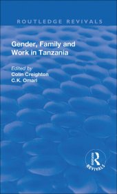 book Gender, Family and Work in Tanzania