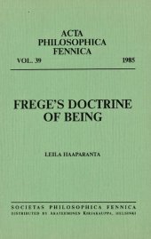 book Frege’s Doctrine of Being