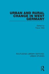 book Urban and Rural Change in West Germany