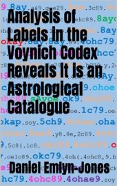 book Analysis of Labels in the Voynich Codex Reveals it is an Astrological Catalogue