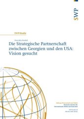 book Die Strategische Partnerschaft zwischen Georgien und den USA: Vision gesucht