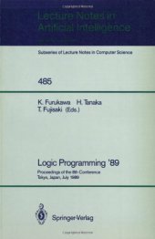 book Logic Programming '88: Proceedings of the 7th Conference Tokyo, Japan, April 11–14, 1988