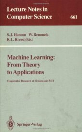 book Machine Learning: From Theory to Applications: Cooperative Research at Siemens and MIT