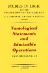 book Nomological Statements and Admissible Operations