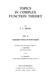 book Topics in Complex Function Theory: Automorphic Functions and Abelian Integrals v. 2 