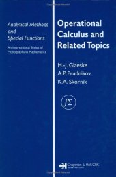 book Operational Calculus and Related Topics 