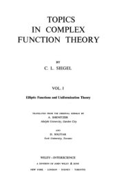 book Topics in Complex Function Theory, Vol. 1: Elliptic Functions and Uniformization Theory 