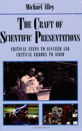 book The Craft of Scientific Presentations: Critical Steps to Succeed and Critical Errors to Avoid