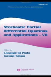 book Stochastic Partial Differential Equations and Applications - VII 