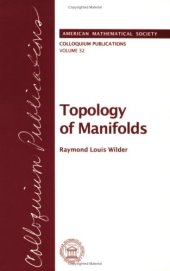 book Topology of Manifolds 