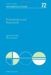 book Probabilities and Potential: Theory of Martingales Pt. B 