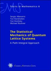 book The Statistical Mechanics of Quantum Lattice Systems: A Path Integral Approach 