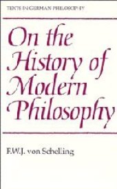 book On the history of modern philosophy