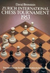 book Zurich International Chess Tournament 1953