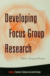 book Developing Focus Group Research